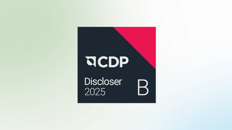 CDP Discloser 2024 – Auszeichnung für die Offenlegung von Umweltdaten und Klimaberichterstattung.